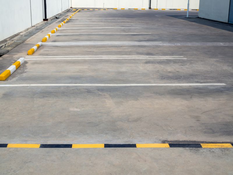 Speed Bump Installation Site